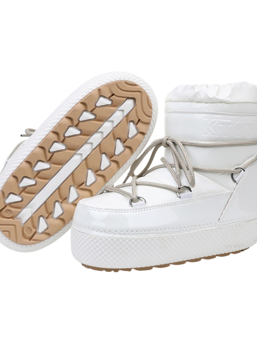 Trendige Moon Boots – Wasserdichte Winterstiefel mit Plateau
