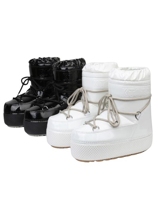 Trendige Moon Boots – Wasserdichte Winterstiefel mit Plateau