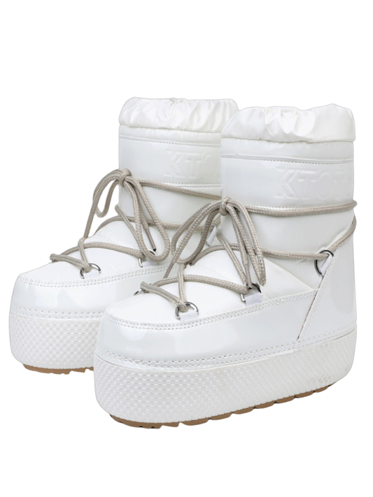 Trendige Moon Boots – Wasserdichte Winterstiefel mit Plateau