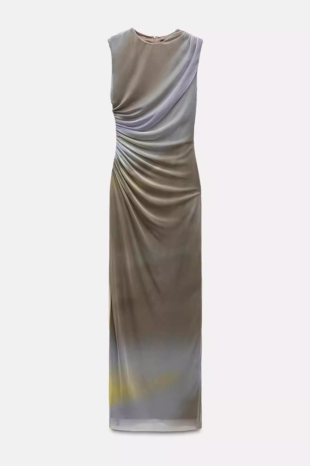 Figurbetontes Midikleid mit Raffungen – Eleganter French-Style