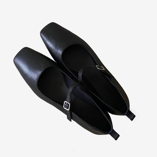 Mary Janes in Leder