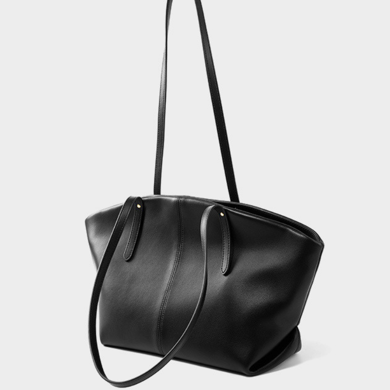 Damen Handtasche Oversized Tote Bag aus strukturiertem Kunstleder