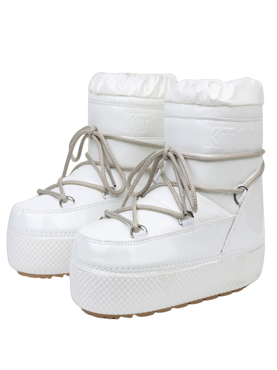 Trendige Moon Boots – Wasserdichte Winterstiefel mit Plateau