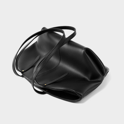 Damen Handtasche Oversized Tote Bag aus strukturiertem Kunstleder