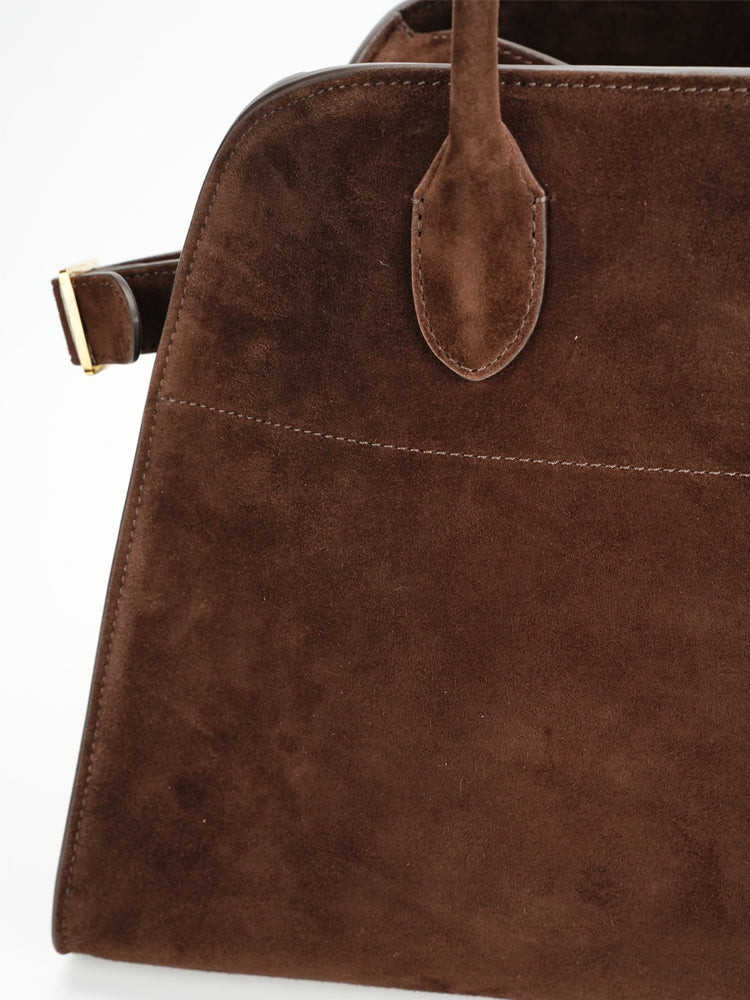 Koreanische Designer-Tote aus Veloursleder – Elegante Minimalistik