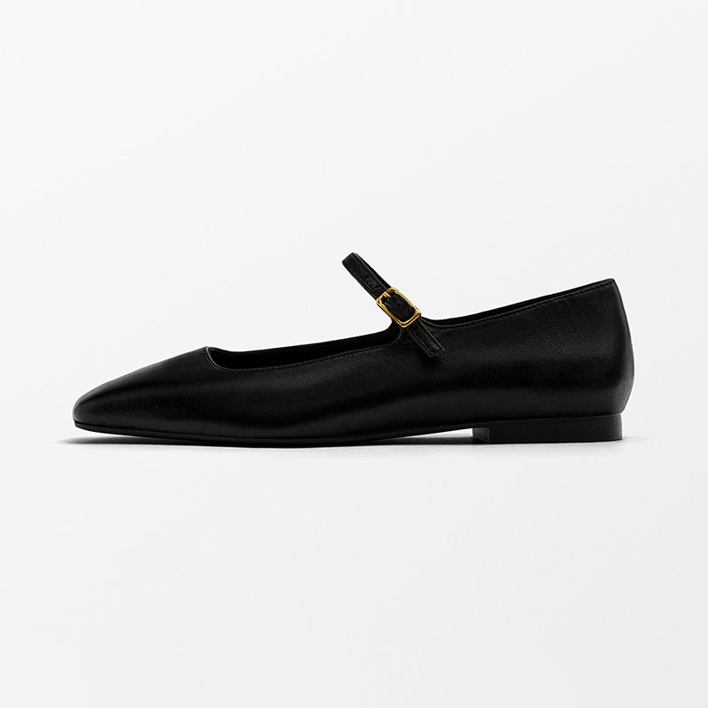 Mary Janes in Leder