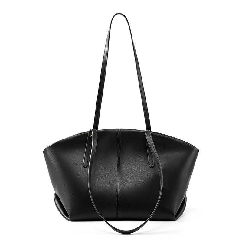 Damen Handtasche Oversized Tote Bag aus strukturiertem Kunstleder