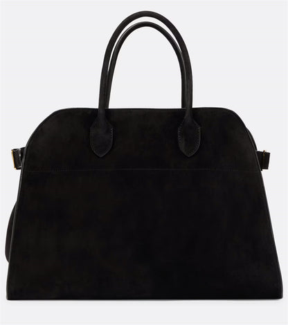 Koreanische Designer-Tote aus Veloursleder – Elegante Minimalistik